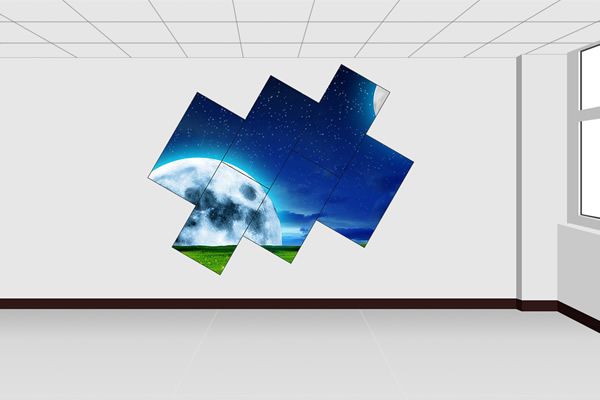 異形拼接屏：精彩顯示，無(wú)限創(chuàng)意