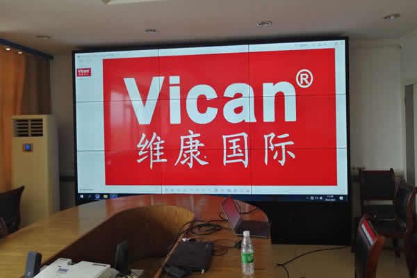 科技展廳引進液晶拼接屏顯示系統，提高品味與檔次