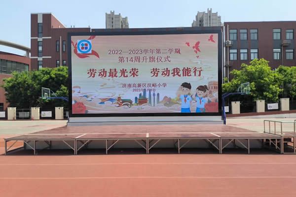 舞臺背景墻尺寸6*10米，配多大的LED顯示屏合適？