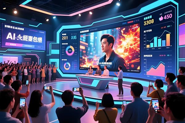 AI短劇爆火全民追捧！LED顯示屏重構(gòu)虛擬演播，維康國際引領(lǐng)內(nèi)容生產(chǎn)新變革