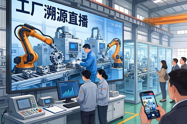 “工廠(chǎng)溯源直播”成風(fēng)口！LED顯示屏重構(gòu)生產(chǎn)營(yíng)銷(xiāo)鏈路，維康國(guó)際助力制造企業(yè)破圈